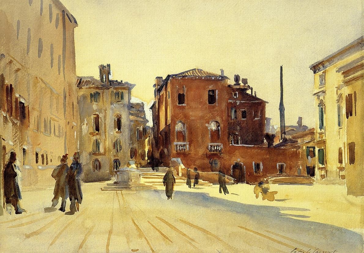 John Singer Sargent Campo Dei Gesuiti